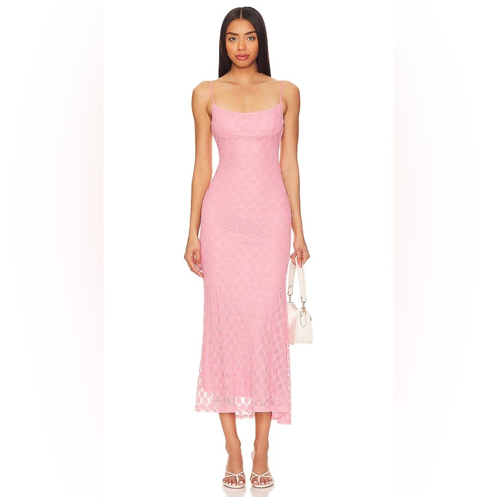 NWT- BARDOT Revolve Adoni Midi Dress in Lili Pink
Bardot